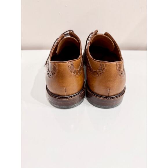 Gucci Leather Brogue Detail Lace Up Derby Formal Dress Brown Men's Size 11 - Picture 4 of 6